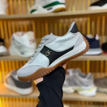 Zapatilla Calvin Klein Blanco Texturizado